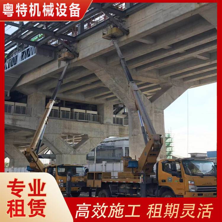 广州黄埔防撞车出租与车载式高空作业车租赁 施工安全与效率的双重保障
